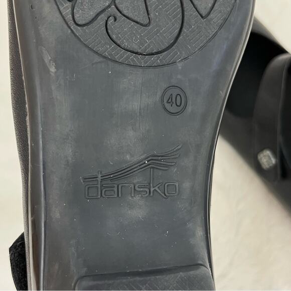 Dansko Women's Fawna Shoe Mary Jane Black Leather Casual Comfort EU 40 US 9.5 - Picture 8 of 9